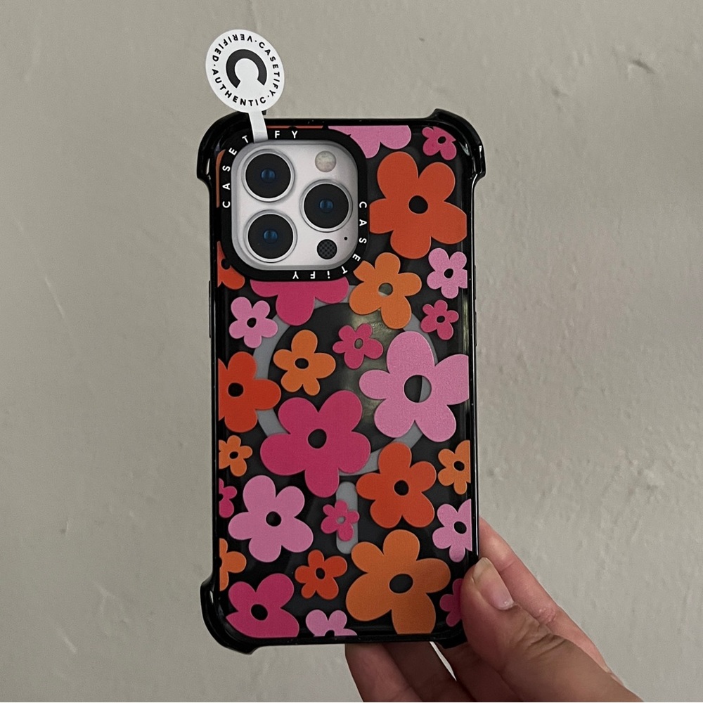Casetify Groovy Florals MagSafe iPhone 13 Pro (Not Max) Case